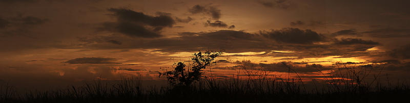 red sky afternoon