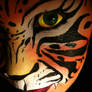 Tiger Face Paint by ear2earfacepainting.co.uk