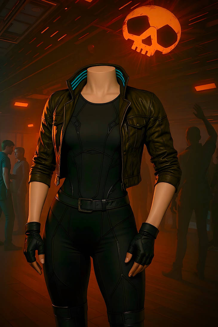 V (Netrunner Attire) by nohead99 on DeviantArt