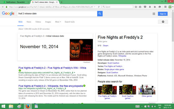 Five Nights at Freddy's 2 - Wikipedia