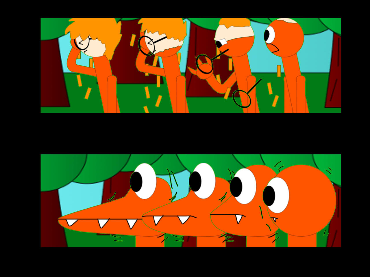 Rainbow Friends Orange TF (Page 3) by MiuIrumaFanX3 on DeviantArt