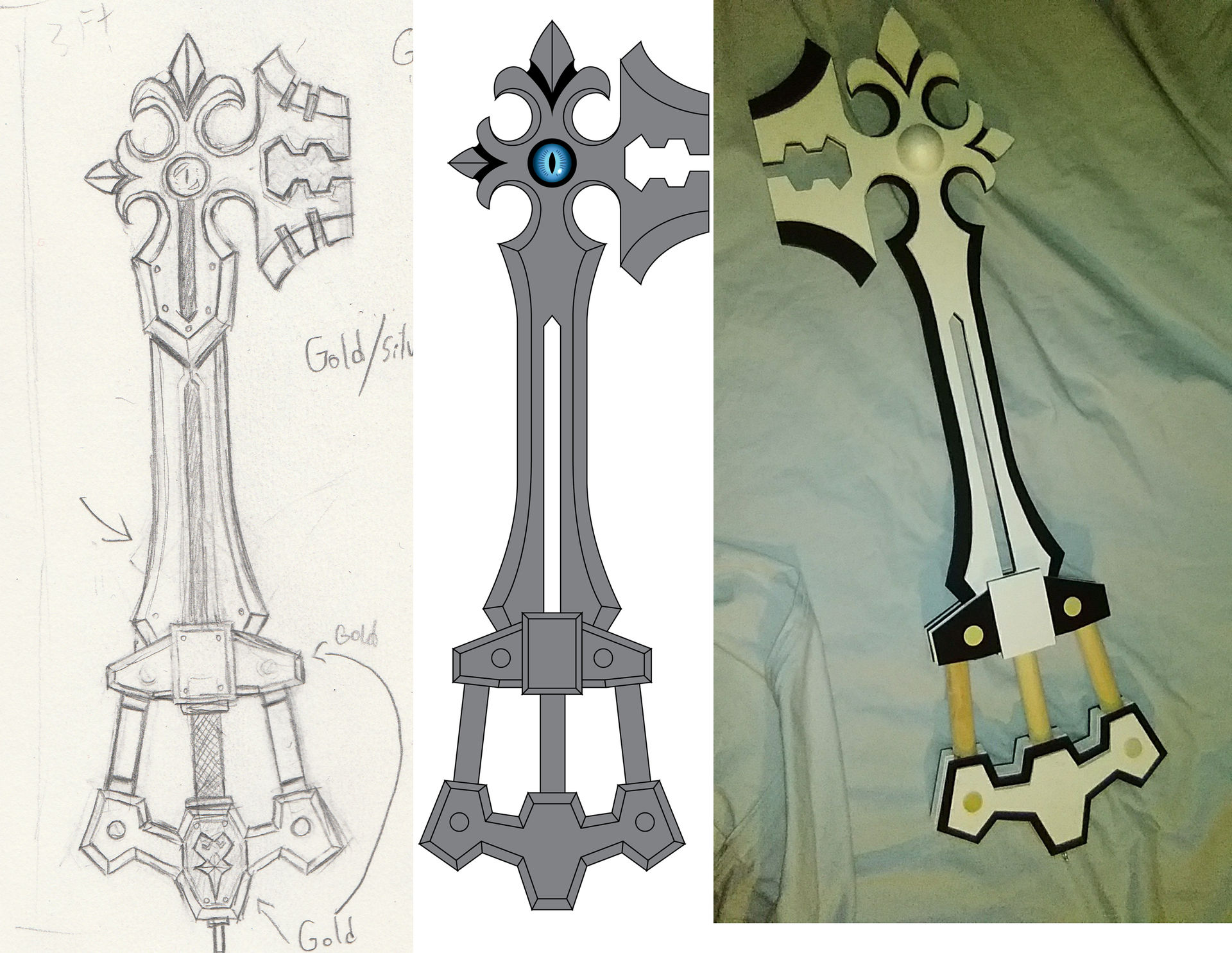 New Keyblade Project...sort of by UnionForge6SK on DeviantArt