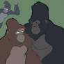 tarzan's gorilla family