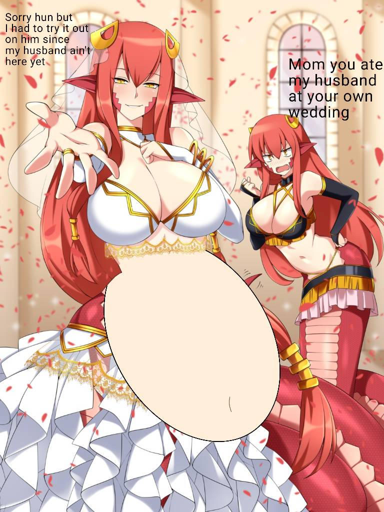 Lamia Wedding vore edit by SoraTheFoxSavior on DeviantArt