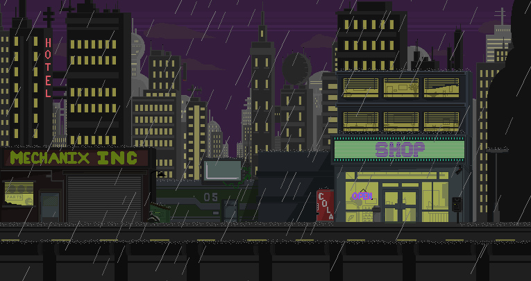 Rainy City Animated By Goatmutation On Deviantart Rainy City Animated By Goatmutation On Deviantart