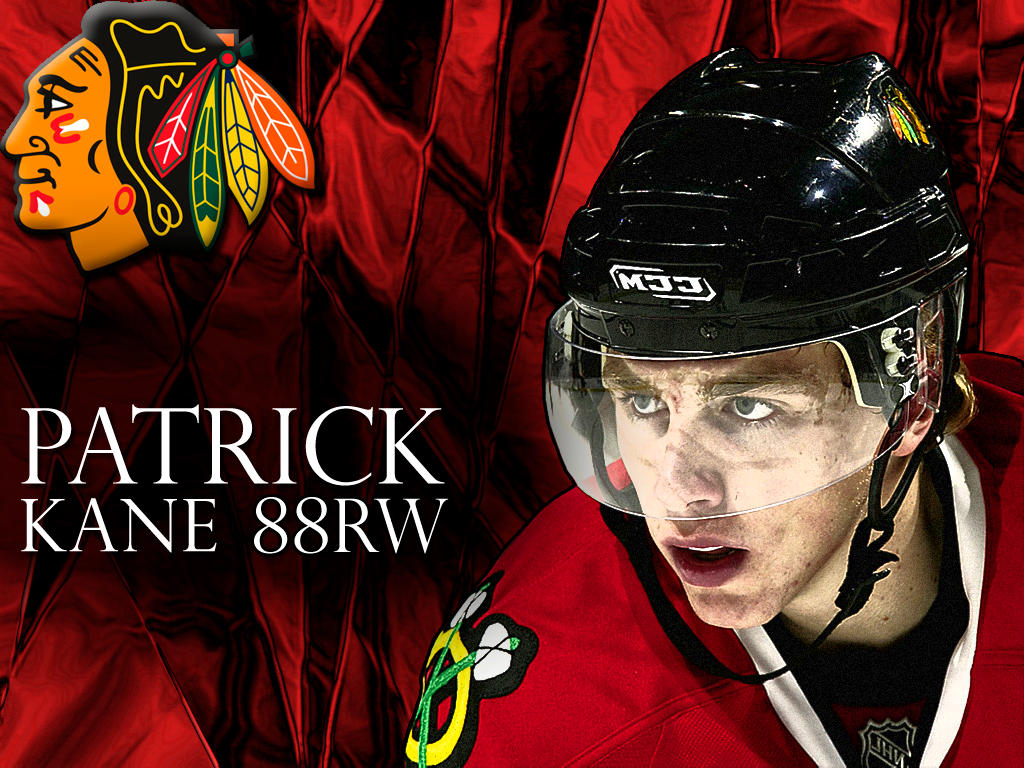 Download Patrick Kane in Action for the Chicago Blackhawks Wallpaper