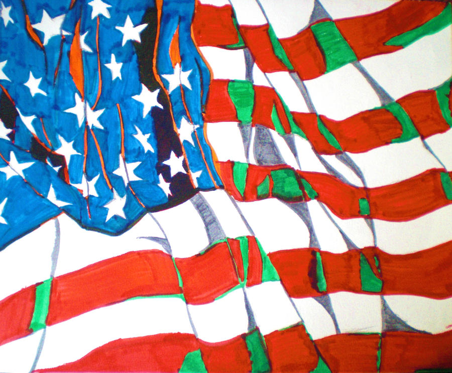 America Deviantart Flags American Flag by ashleyleddy on DeviantArt
