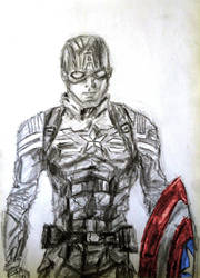 Captain America: The Winter Soldier Poster Sketch