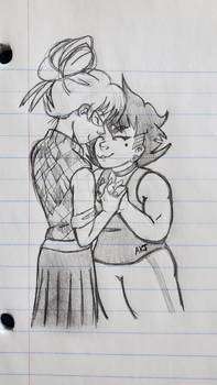 Sketch: Kimiko and Callie
