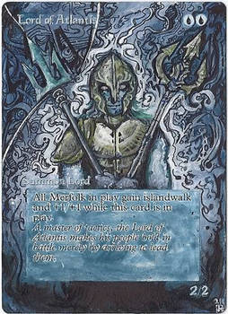 Magic Card Alteration: Lord of Atlantis