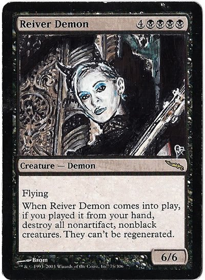 Magic Card Alteration: D'arcy Wrestky Reiver Demon