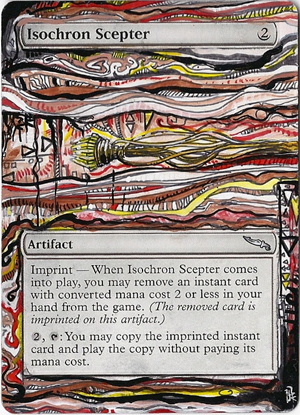 Magic Card Alteration: Isochron Scepter