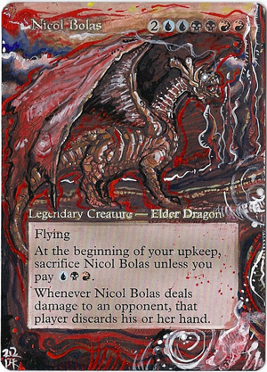 Magic Card Alteration: Nicol Bolas