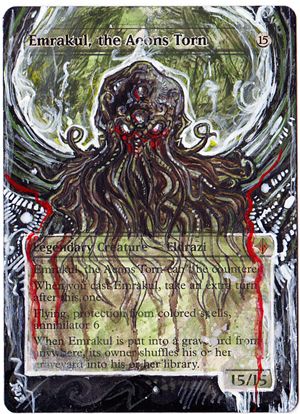 Magic Card Alteration: Cthulhu Emrakul
