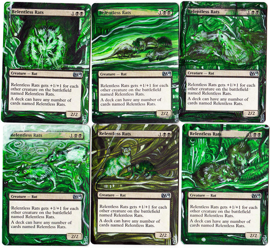 Magic Card Alteration: Relentless Rats 4 by Ondal-the-Fool on DeviantArt Magic Card Alteration: Relentless Rats 4 by Ondal-the-Fool on DeviantArt