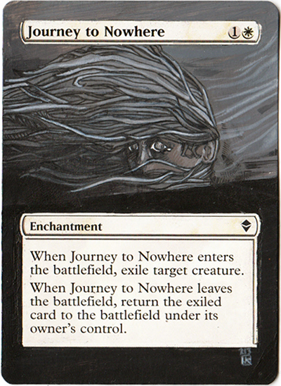 Magic Card Alteration: Journey to Nowhere 9-10