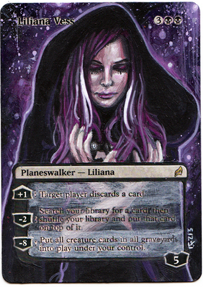 Magic Card Alteration: Liliana Vess 9-17