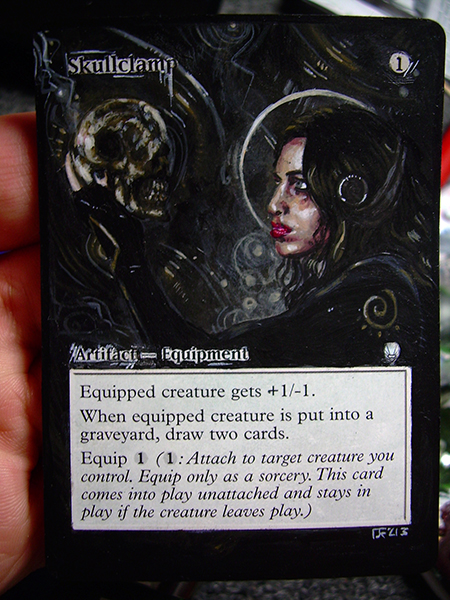 Magic Card Alteration: Skullclamp 10-22