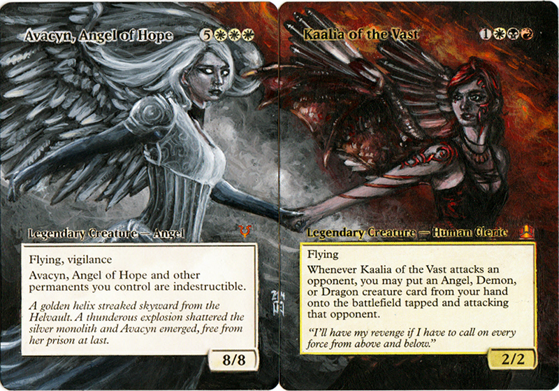 Magic Card Alteration: Kaalia and Avacyn