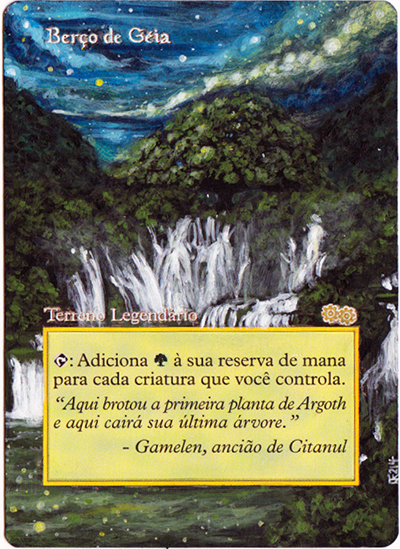 Magic the Gathering Alteration: Gaea's Cradle