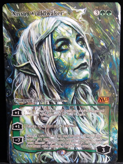 Altered Magic Card: Nissa, Worldwaker