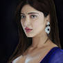 Digital Painting of Shruti Hassan By Mushir Arts