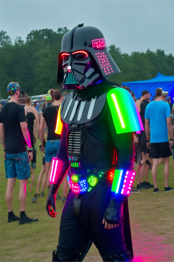 Sam Darth Raver Porkshank3 Darth Vader Full Body Rave Style Armor by RufusDev on DeviantArt