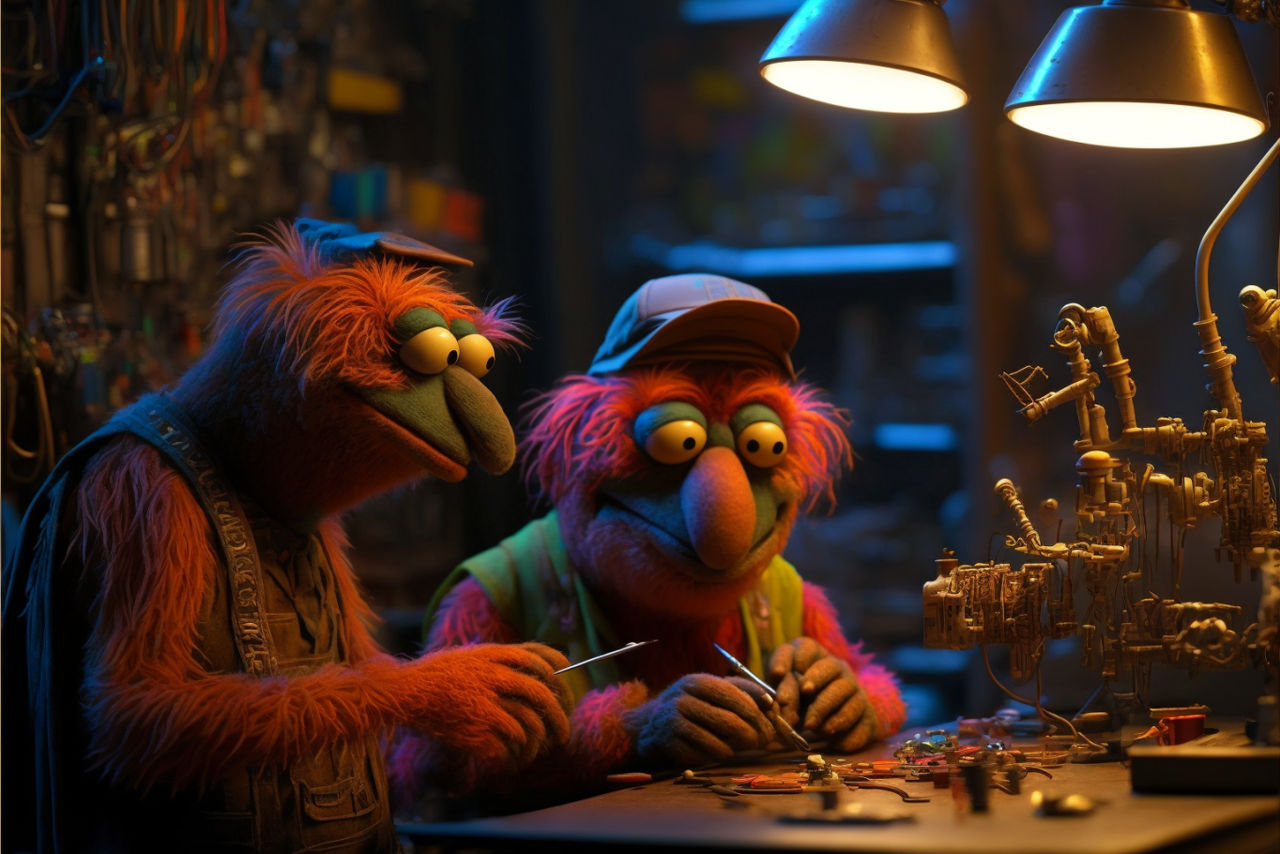 Porkshank3 Muppets Fraggles Technicians High-tech by RufusDev on DeviantArt