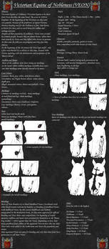 Victorian Equine of Nobleness -  OLD SHEET