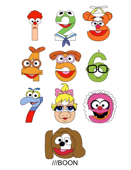 Muppet Babies Numbers