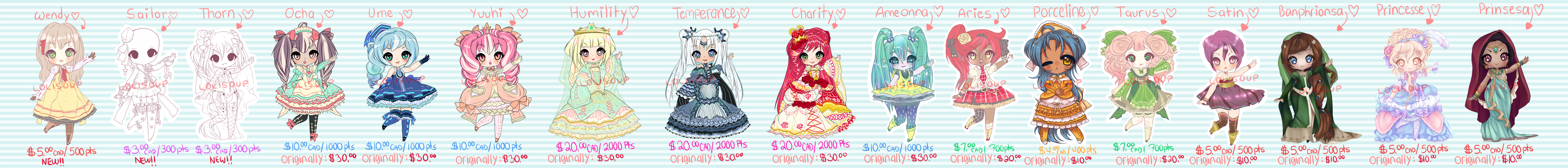 DISCOUNTED ADOPTABLES!