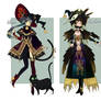 SOLD: HALLOWEEN FAMILIAR + WITCH ADOPT SALE!