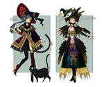 SOLD: HALLOWEEN FAMILIAR + WITCH ADOPT SALE!