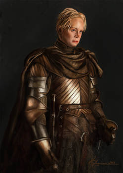 Brienne from Tarth, eyes like saphires