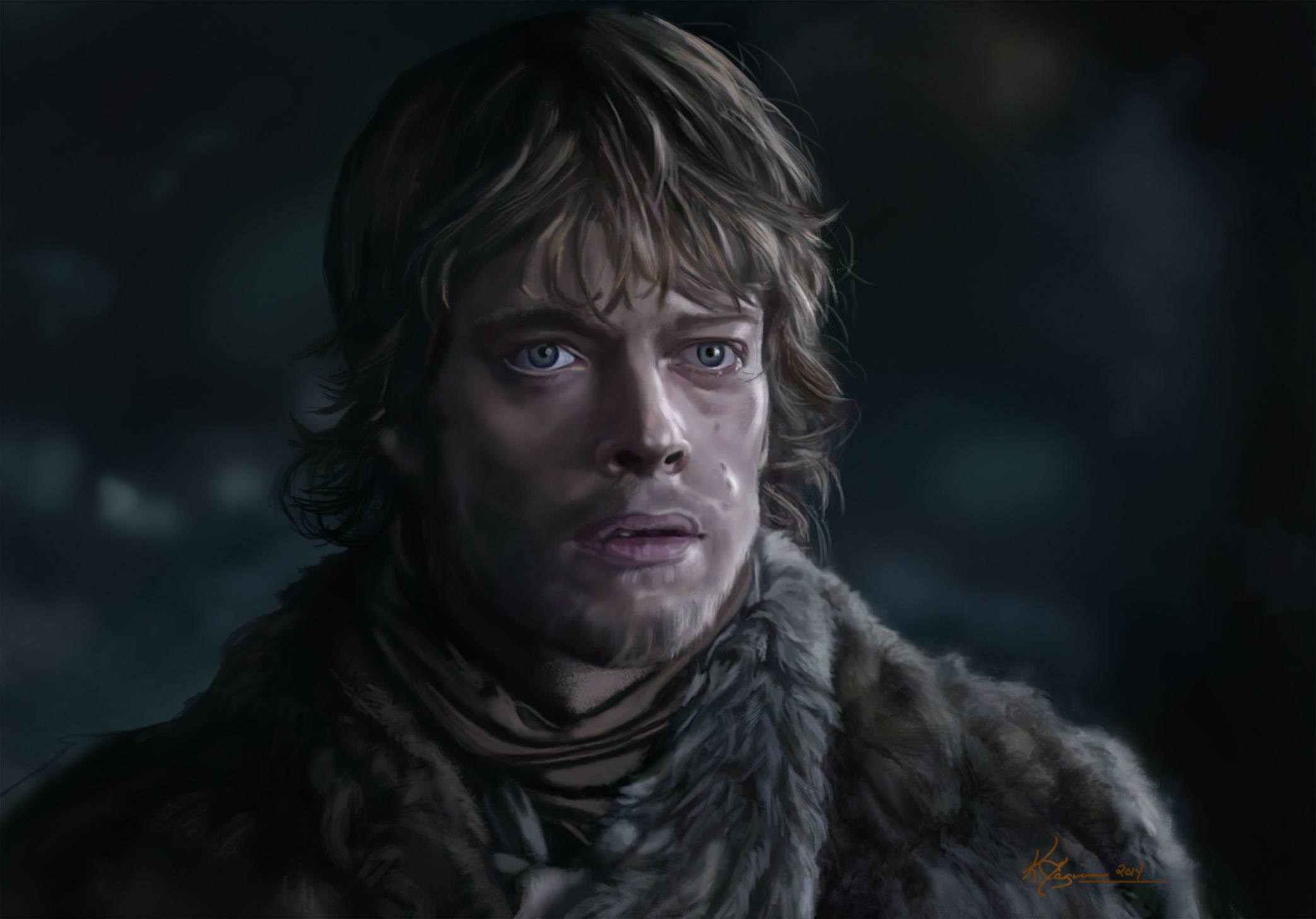 Game Of Thrones Theon Greyjoy By Indu Art On Deviantart