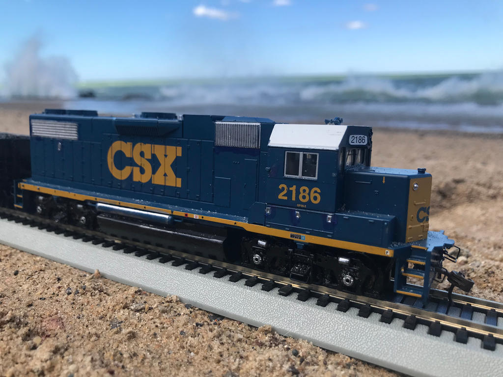 CSX Transportation GP40-2 Locomotive by TheRailwayMan1997 on DeviantArt