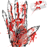 bloody hand