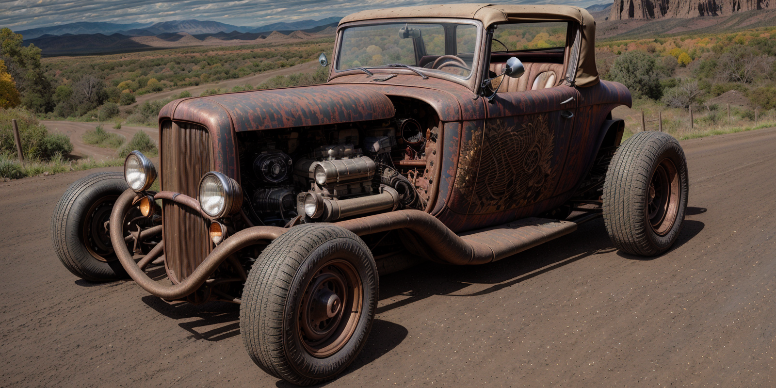 Rat Rod Background