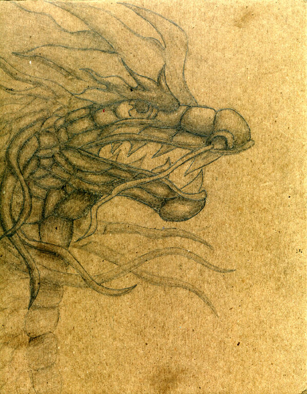 pencil dragon