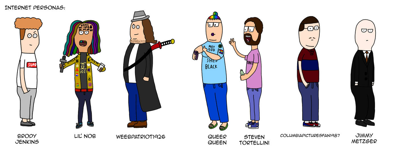 Internet Regular Show Internet persona characters by Bill-the-Baker on DeviantArt