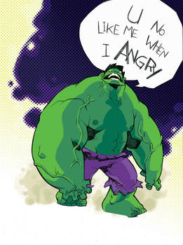 hulk angry