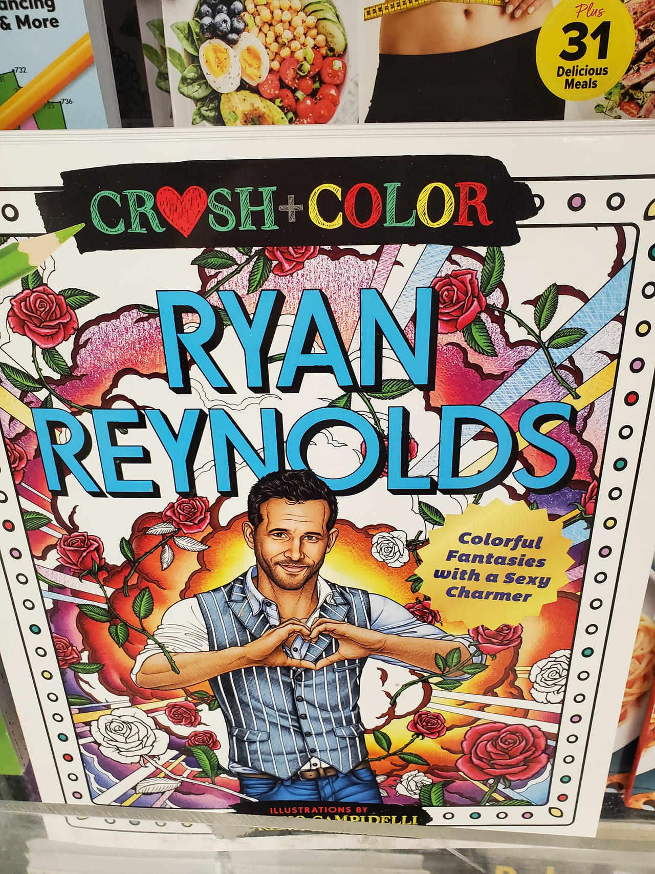 Ryan Reynolds fan merchandise, pillows, shirt, tapestry, coloring book,  notebook