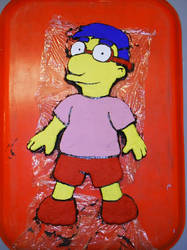 Milhouse-Made out of clay