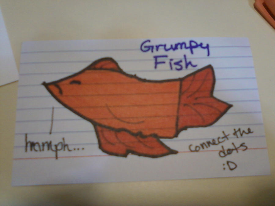 Grumpy Drawfgoby Fish Connect the Dots: Grumpy Fish by RaspberryMission on DeviantArt