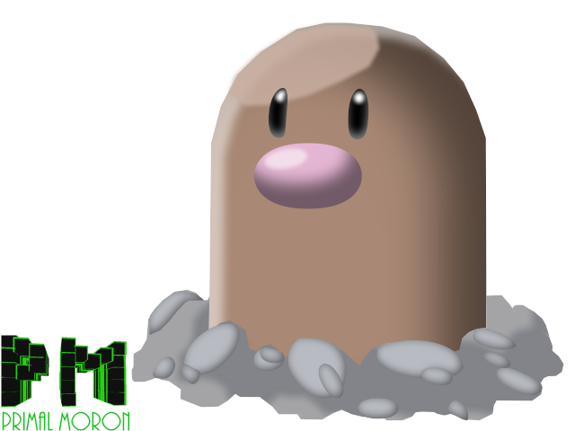 Diglett Custom Artwork by PrimalMoron on DeviantArt