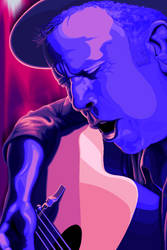 'Tom Waits' Pixel Art Portrait (Commission)