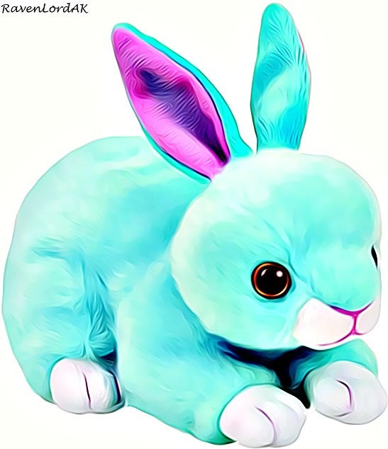 Blue Rabbit Deviantart Blue Bunny by RavenLordAK on DeviantArt
