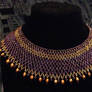 Purple and gold collar