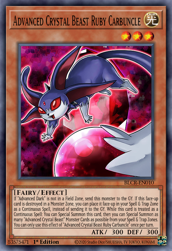 Advanced Crystal Beast Ruby Carbuncle by lacxongshock on DeviantArt