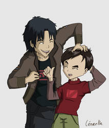 William and Ikorih from code lyoko